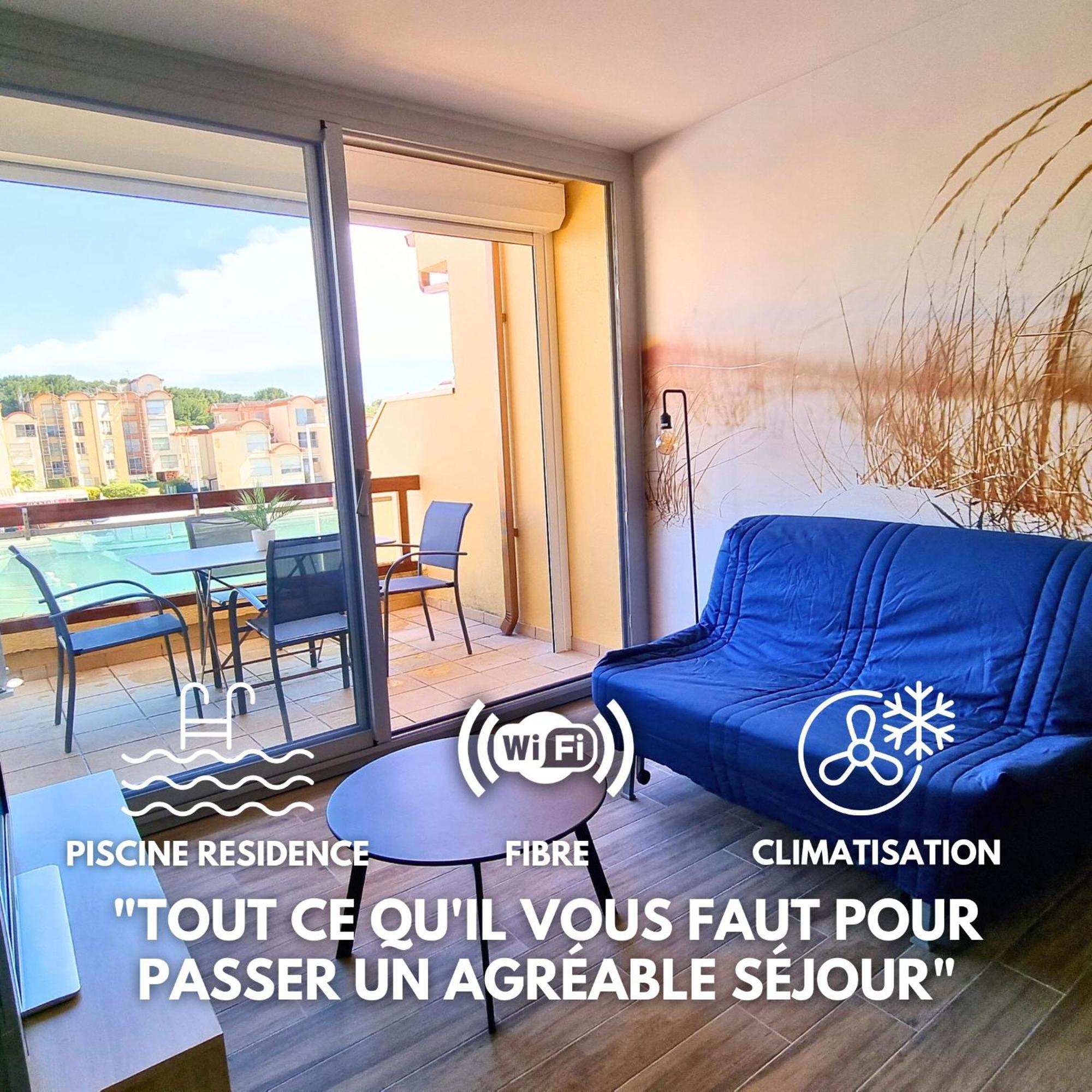 Magnifique Studio Sur Le Port De Gruissan Bagian luar foto